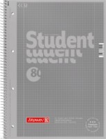 Caiet Brunnen A4/80p Student Color Code Silver