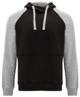 Hanorac pentru bărbați Roly Badet 1058 Black/Heather Grey, s.XL