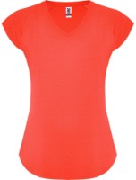 Tricou de dame Roly Avus 6658 Fluor Coral, s.M