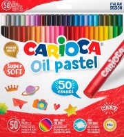 Cretă pentru desen Carioca Oil Pastel Maxi (53236) 50pcs