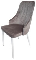 Стул AG DC2-004 Velur Light Grey/White