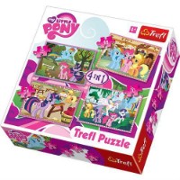 Puzzle Trefl 4in1 Ponies Holiday (34153)