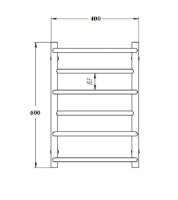 Uscător de prosoape Laris Prime E 400х600 R imaginea #2 — magazin online Desire.md
