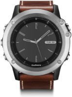 Смарт-часы Garmin fēnix 3 Sapphire Silver with Leather Band Performer Bundle (010-01338-61)