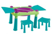 Măsuță pentru copii cu scaune Curver Creative Table Turcoaz (220153)