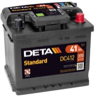 Автомобильный аккумулятор Deta DC412 Standard