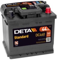Автомобильный аккумулятор Deta DC440 Standard