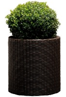 Ghiveci Keter Cylinder Planter L Whiskey brown (223947)