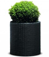 Ghiveci Keter Cylinder Planter L Anthracite (212427)