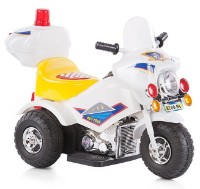 Motocicleta electrică Chipolino Police White (ELMP01601WH)
