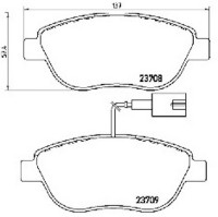 Комплект тормозных колодок Aplus 71152CAP фото №2 — интернет-магазин Desire.md