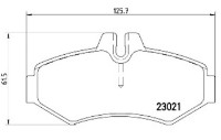 Комплект тормозных колодок Aplus 71422AAP
