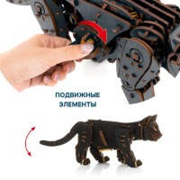 Puzzle 3D-constructor Ewa Toys Black Kitten imaginea #3 — magazin online Desire.md