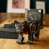 Puzzle 3D-constructor Ewa Toys Black Kitten imaginea #5 — magazin online Desire.md