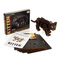 Puzzle 3D-constructor Ewa Toys Black Kitten imaginea #6 — magazin online Desire.md