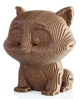 Puzzle 3D-pușculiță Ewa Toys Coinbank Cat
