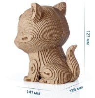 Puzzle 3D-pușculiță Ewa Toys Coinbank Cat imaginea #2 — magazin online Desire.md