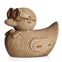 Puzzle 3D-pușculiță Ewa Toys Coinbank Duck