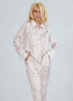 Pijama Ajoure M23614 Beige/Print Flowers, s.S