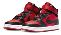 Ботинки детские Nike Court Borough Mid 2 Ps University Red/White/Black, s.33