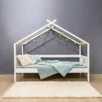 Pat copii MobiCasa Fiona 90x200 White imaginea #2 — magazin online Desire.md