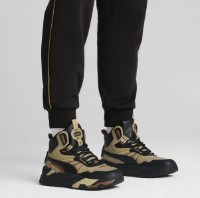 Bocanci pentru bărbați Puma Trinity Mid Hybrid L Oak Branch/Puma Black/Sand Dune/Haute Coffee, s.40.5 imaginea #7 — magazin online Desire.md