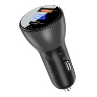 Автомобильная зарядка Acefast B6 Metal 63W Black
