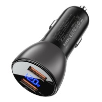Автомобильная зарядка Acefast B7 Metal 45W Black