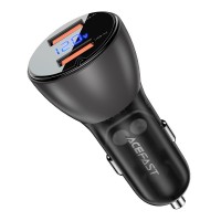 Автомобильная зарядка Acefast B7 Metal 45W Black фото №4 — интернет-магазин Desire.md