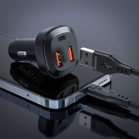 Автомобильная зарядка Acefast B9 66W Black фото №6 — интернет-магазин Desire.md