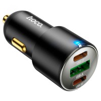 Автомобильная зарядка Hoco NZ6 PD45W Black