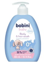 Șampon pentru bebeluși Bobini Baby Body & Hair Wash 0+ 300ml