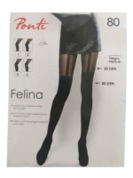 Женские колготки Ponti Felina 02 Black, s.3-M 80 Den