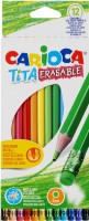 Набор цветных карандашей Carioca Tita Erasable (52707) 12pcs