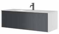 Шкаф с умывальником Orka Cube 120 Grey Matt (2886)