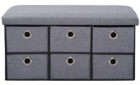 Fotoliu moale Bancheta Kesper 15950 Grey