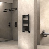 Полотенцесушитель Radiva Flat Haiti 500x800mm Black Mat фото №2 — интернет-магазин Desire.md