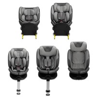 Scaun auto pentru copii Kinderkraft I-FIX i- Size Cool Grey (KCIFIX00GRY0000) imaginea #8 — magazin online Desire.md