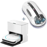 Robot de aspirare+robot pentru curățarea ferestrelor Hobot Legee D8 + Lulu + R3