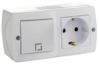 Выключатель+розетка Mono Electric 0360227