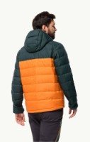 Мужская куртка Jack Wolfskin Ather Down Hoody M Orange, s.XXL фото №3 — интернет-магазин Desire.md