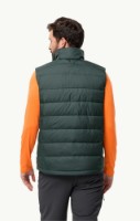 Мужская жилетка Jack Wolfskin Ather Down Vest M Darkolivegreen, s.XXL фото №3 — интернет-магазин Desire.md