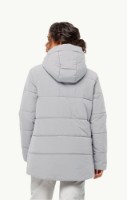 Женская куртка Jack Wolfskin Karolinger Long Jkt W Gray, s.L фото №3 — интернет-магазин Desire.md