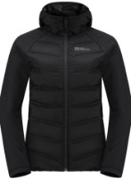 Женская куртка Jack Wolfskin Tasman Down Hybrid W Black, s.XXL