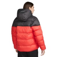 Мужская куртка Nike M Windrunner PrimaLoft Storm-Fit Hooded Puffer Jacket Black/University Red/Sail, s.M фото №2 — интернет-магазин Desire.md