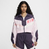 Jachetă damă Nike W Nsw Jacket Woven Street Dark Raisin/Pink Foam/Sail, s.S
