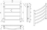 Uscător de prosoape Laris Classic P5 400х500 imaginea #4 — magazin online Desire.md