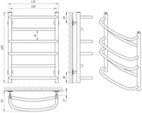 Uscător de prosoape Laris EuroMix P6 400х600 imaginea #4 — magazin online Desire.md