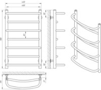 Uscător de prosoape Laris EuroMix P7 400х700 imaginea #4 — magazin online Desire.md