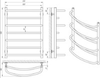 Uscător de prosoape Laris EuroMix P7 500х700 imaginea #4 — magazin online Desire.md